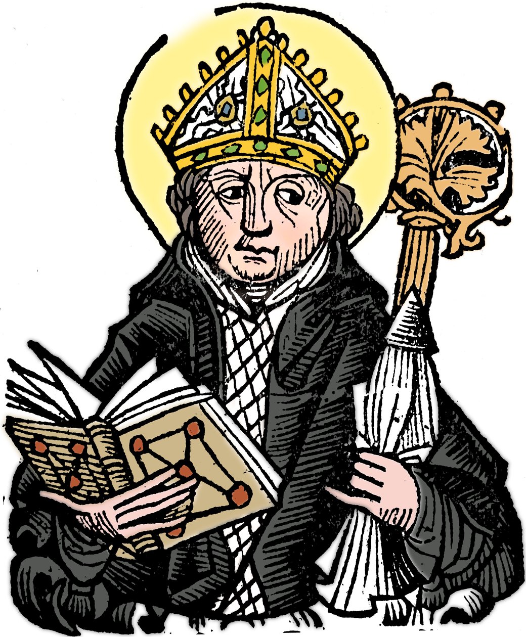 Thomas a Becket 1118-1170, angielski duchowny, święty i męczennik, 1493 autorstwa Unbekannt