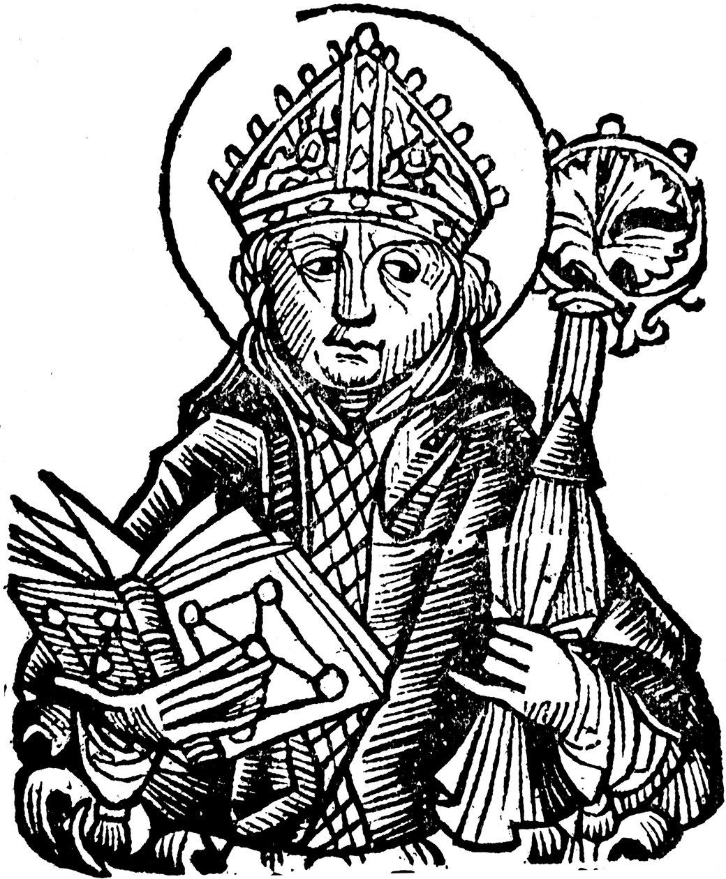 Thomas a Becket 1118-1170, angielski duchowny, święty i męczennik, 1493 autorstwa Unbekannt