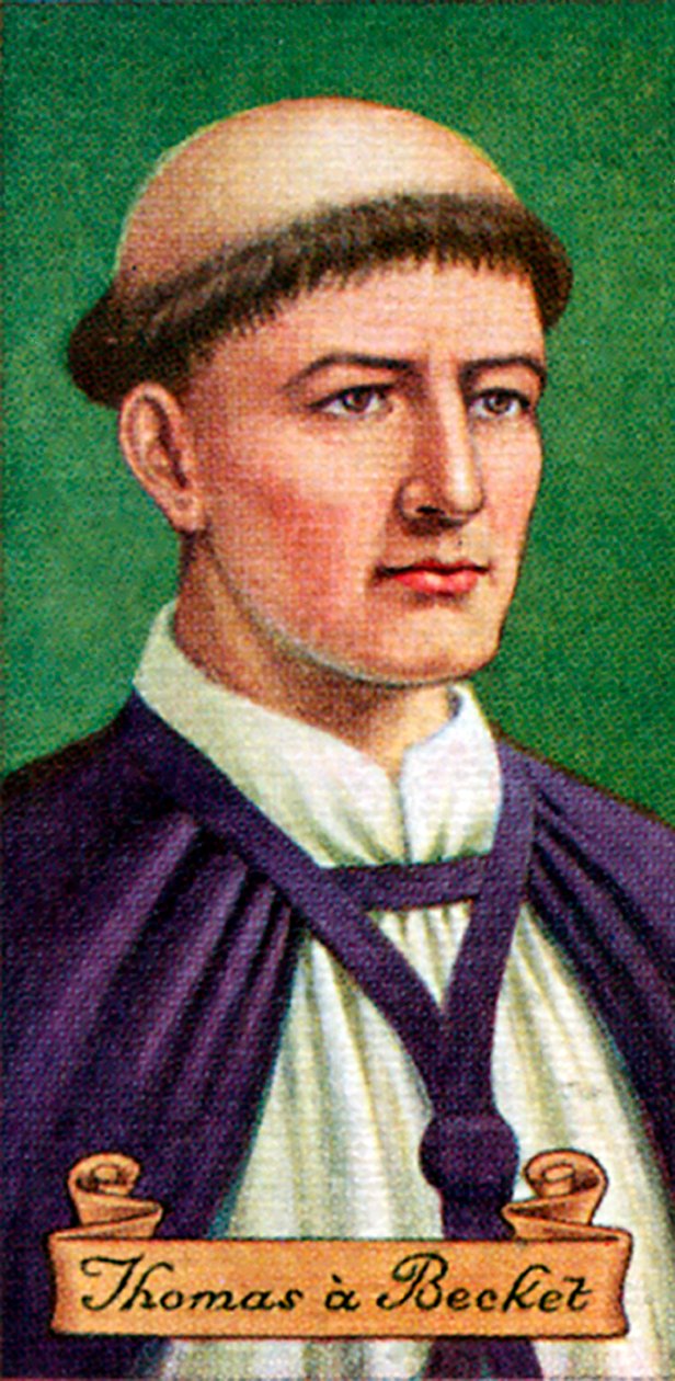 Thomas a Becket, zaczerpnięty z serii kart z papierosami, 1935 autorstwa Unbekannt