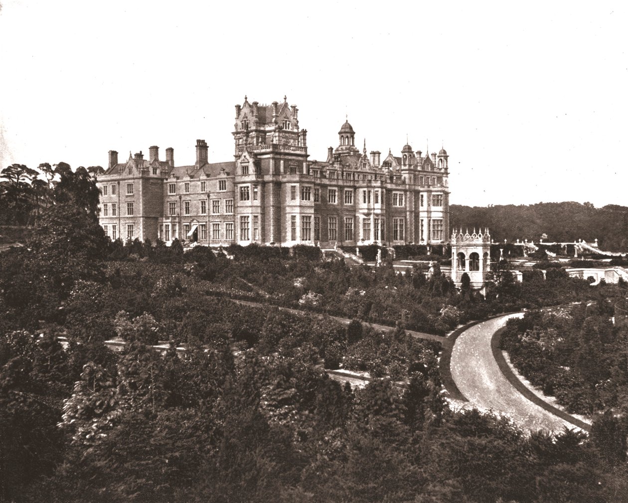 Thoresby Hall, Nottinghamshire, 1894. autorstwa Unbekannt
