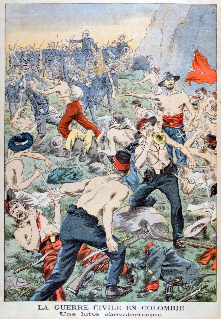 Wojna tysiąca dni, Kolumbia, 1902 autorstwa Unbekannt