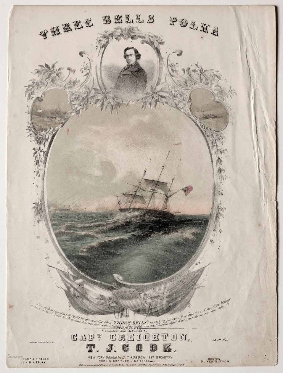 Polka Trzy Dzwony, 1854. autorstwa Unbekannt