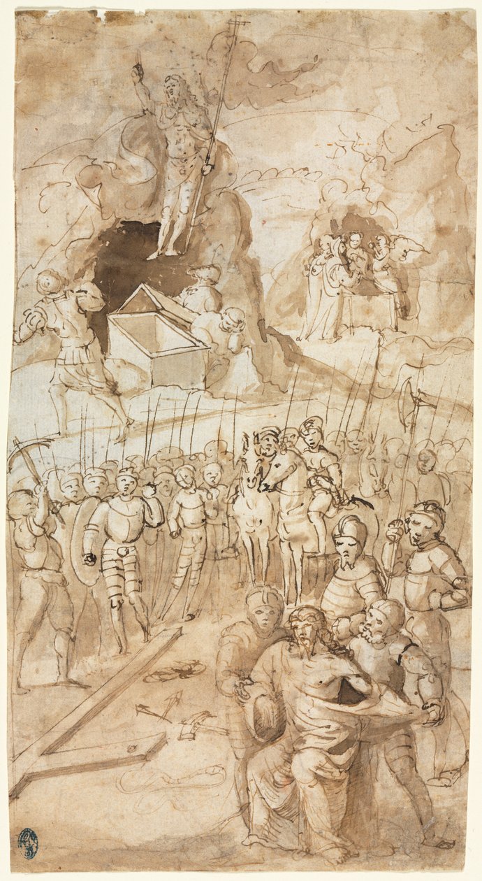 Trzy sceny z Męki Pańskiej, 1500s. autorstwa Unbekannt