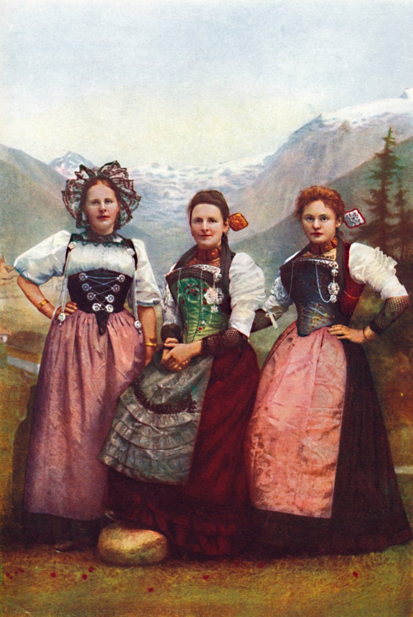 Trzy Szwajcarki, 1912 autorstwa Unbekannt