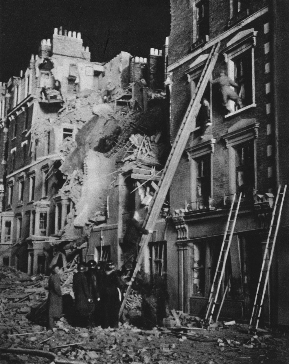 Przez całą noc ratownicy przy pracy, poszukiwanie, ratowanie bezpieczeństwa, 1941 1942 autorstwa Unbekannt