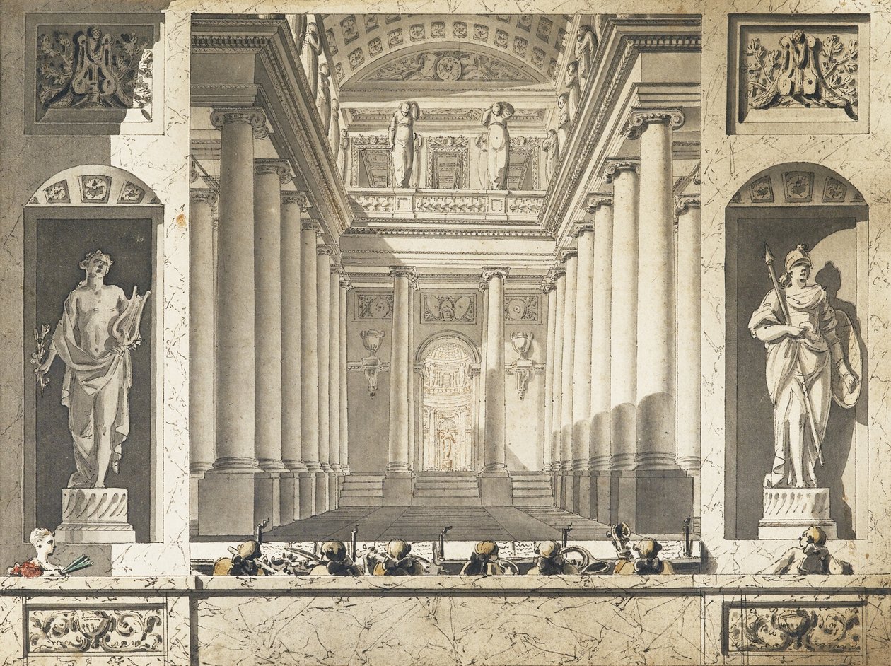 Teatr Tuileries, 1788 autorstwa Unbekannt