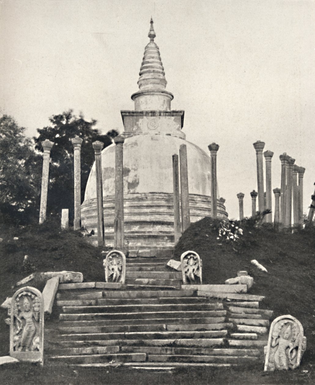 Thuparama Dagoba zu Anuradhapura, 1926 autorstwa Unbekannt