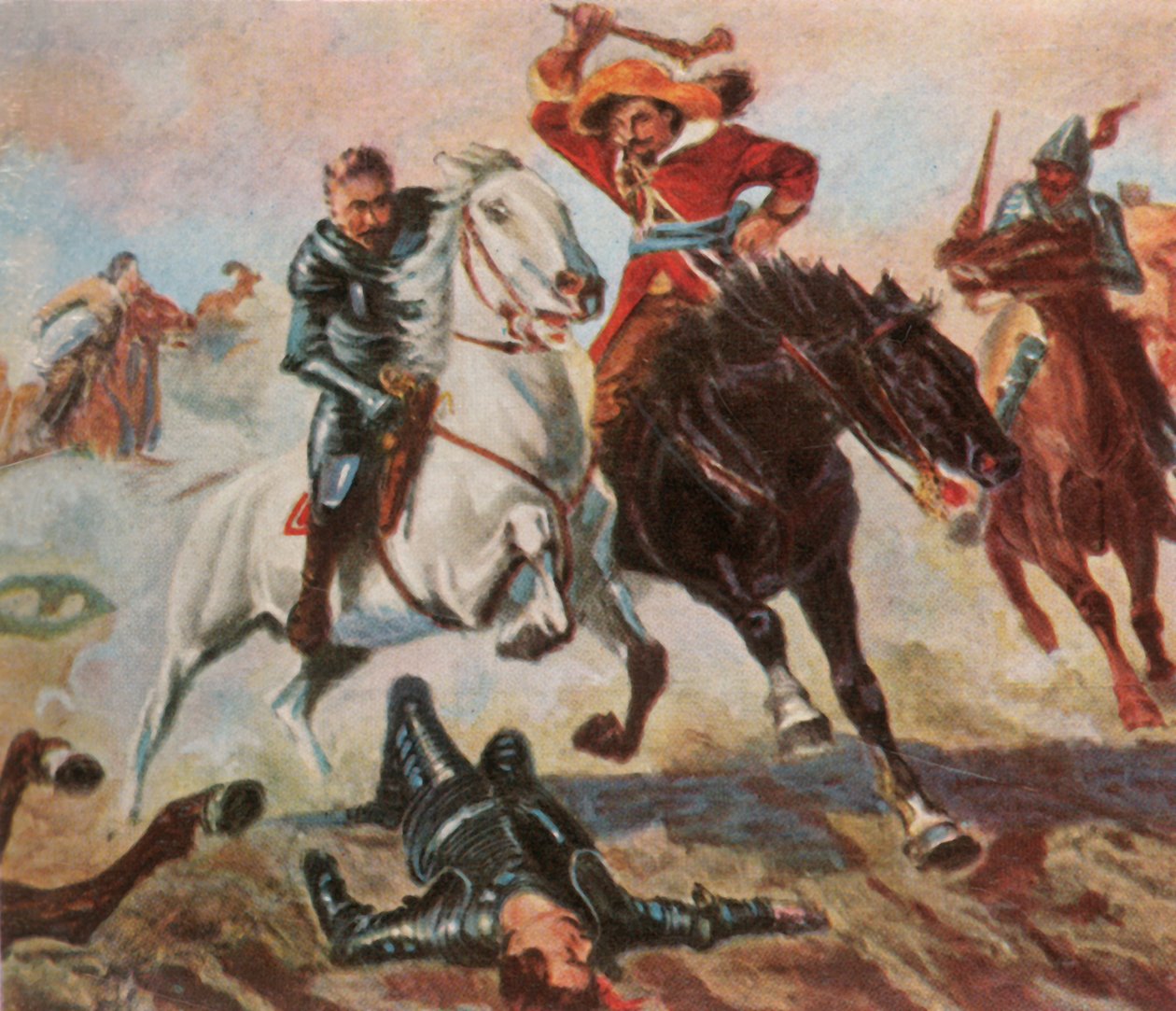 Lot Tillysa po bitwie pod Lechem, 4 kwietnia 1632, 1936. autorstwa Unbekannt