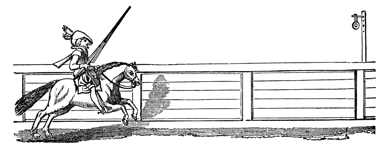 Przechylając się na ringu, 1833 autorstwa Unbekannt