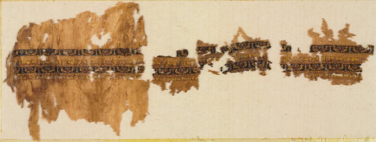 Tiraz ze złotem, prawdopodobnie z szerokiego rękawa, 1013-1020. autorstwa Unbekannt