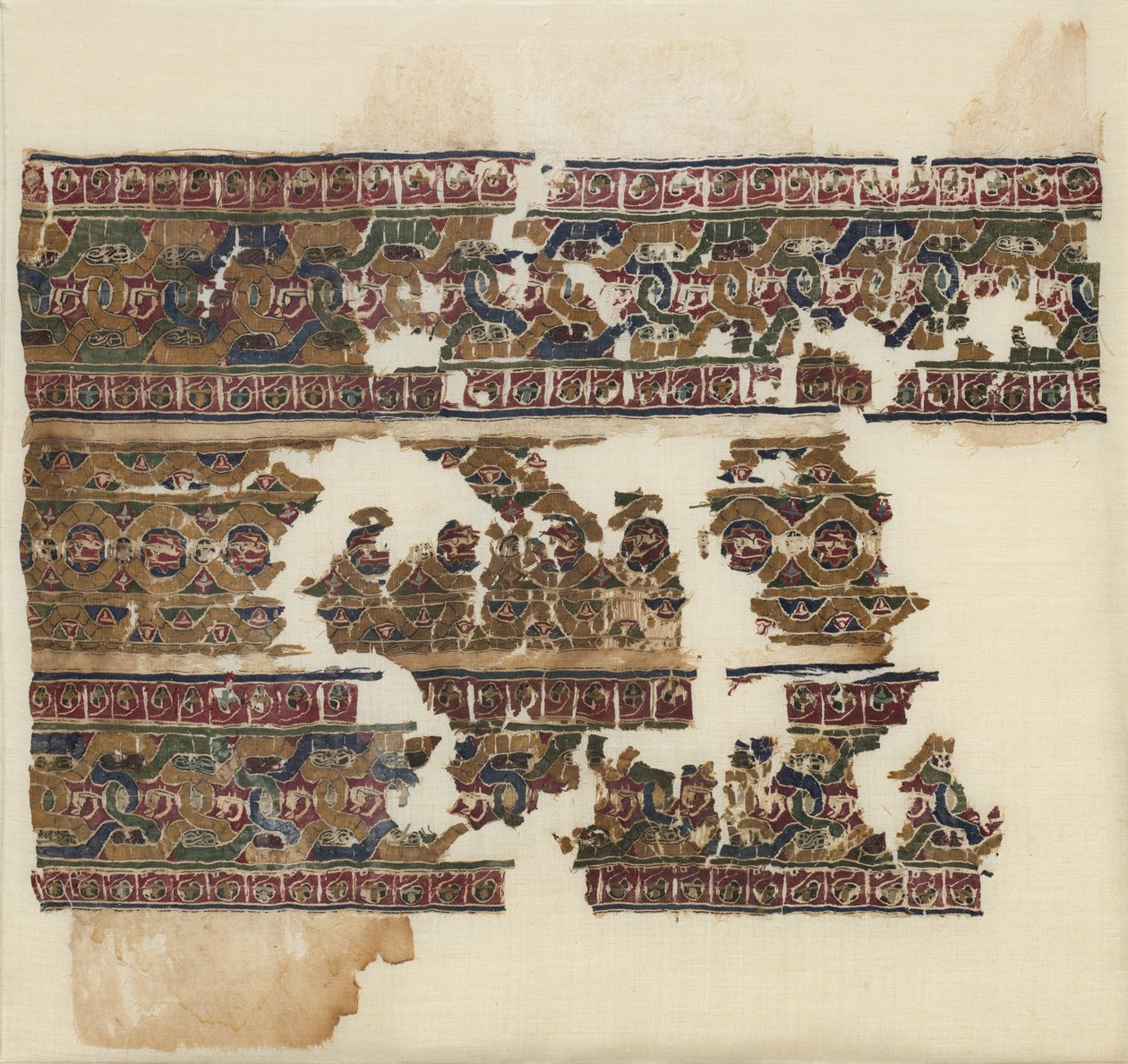 Tiraz z taśmami giloszowymi, 1075-1125. autorstwa Unbekannt