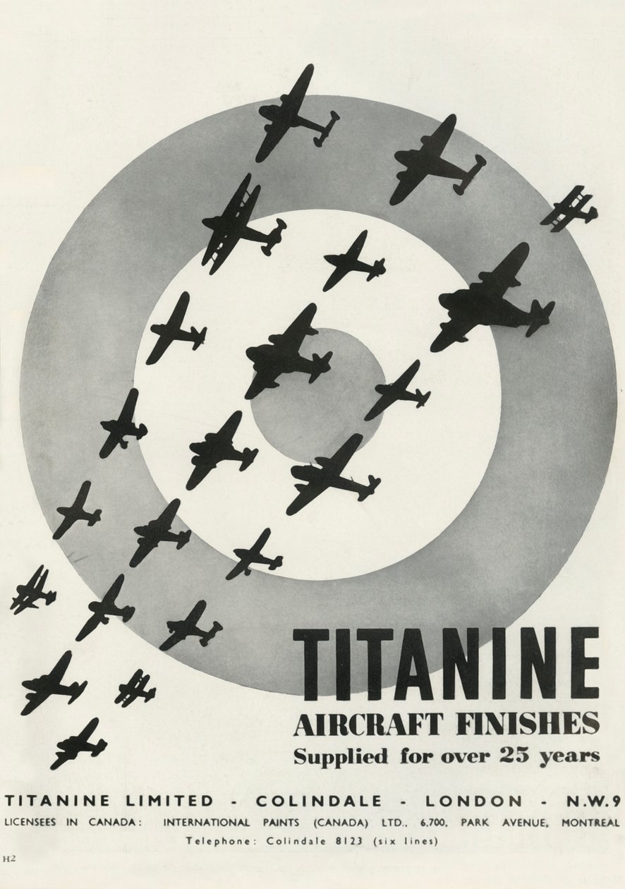 Wykończenie samolotu Titanine, 1941 r. autorstwa Unbekannt