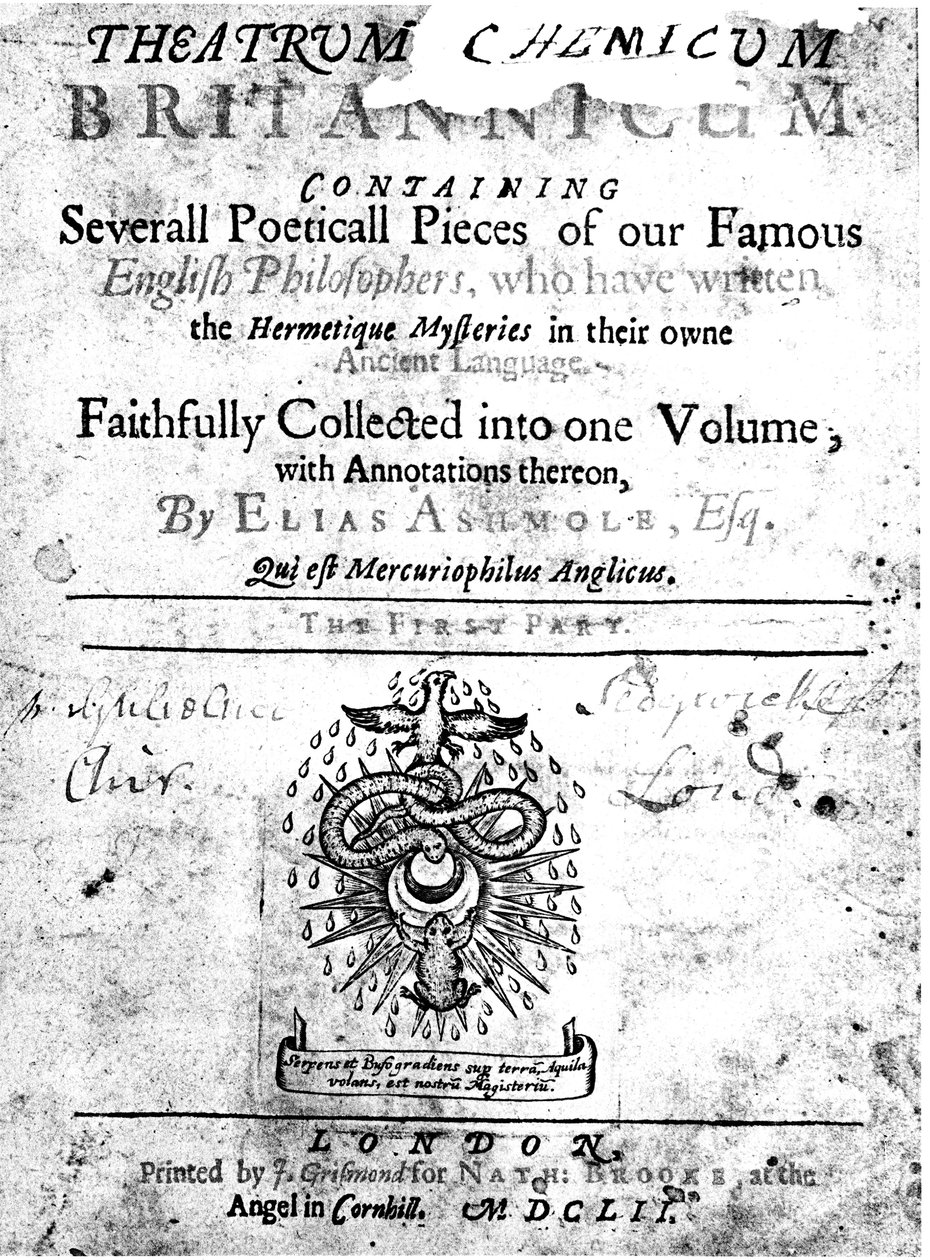 Strona tytułowa Elias Ashmoles Theatrum Britannicum, 1652 autorstwa Unbekannt
