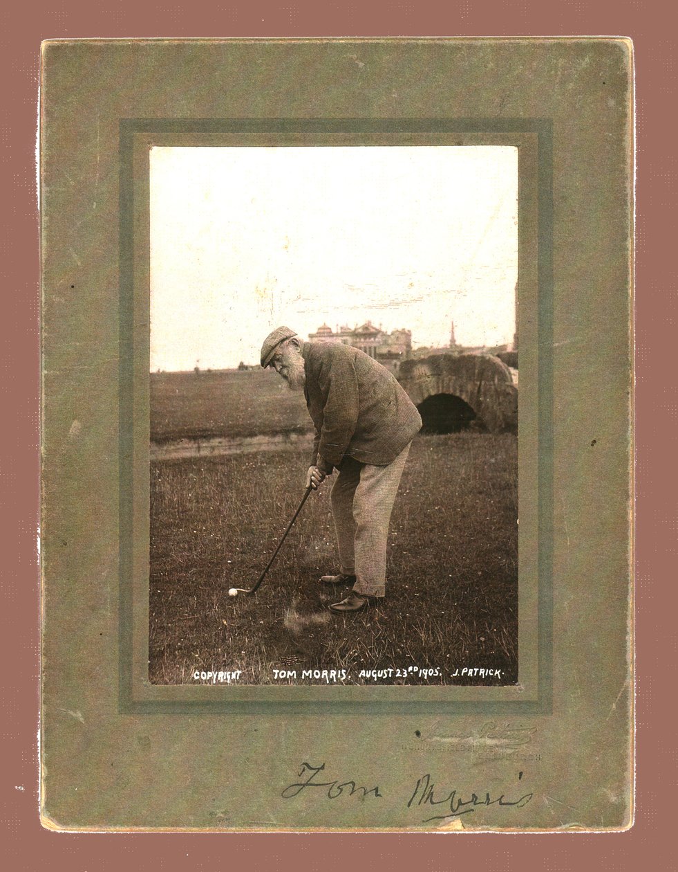 Tom Morris, 23 sierpnia 1905 autorstwa Unbekannt
