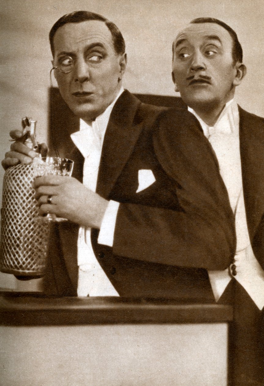 Tom Walls i Ralph Lynn, aktorzy angielscy, 1933 autorstwa Unbekannt