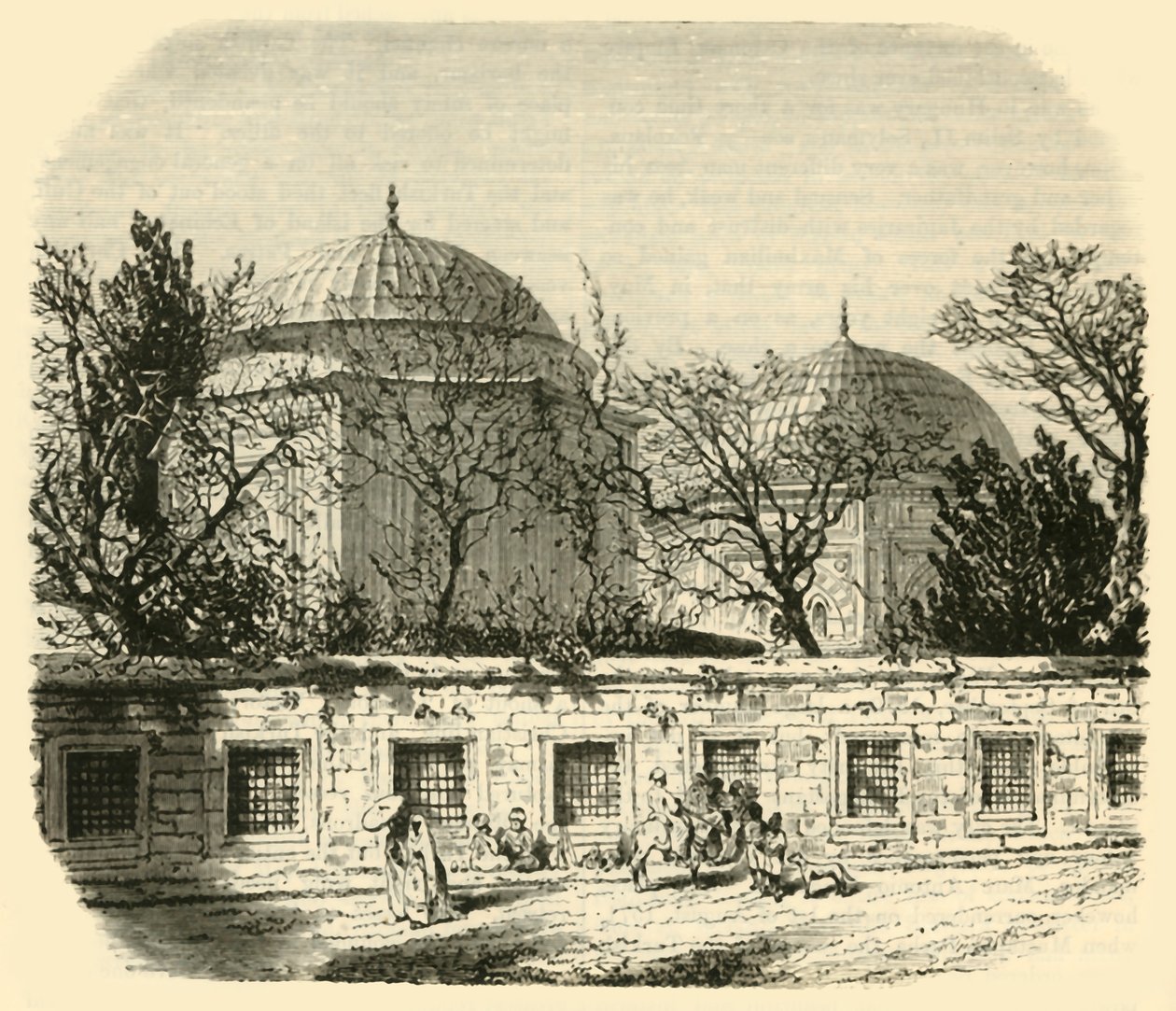 Grób Solymana Wspaniałego i Roksolany, Konstantynopol, 1890. autorstwa Unbekannt