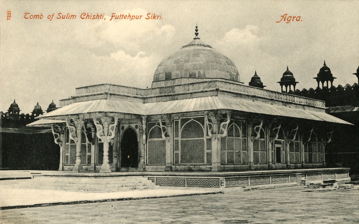 Grób Salima Chishti, Fatehpur Sikri. Agra. autorstwa Unbekannt