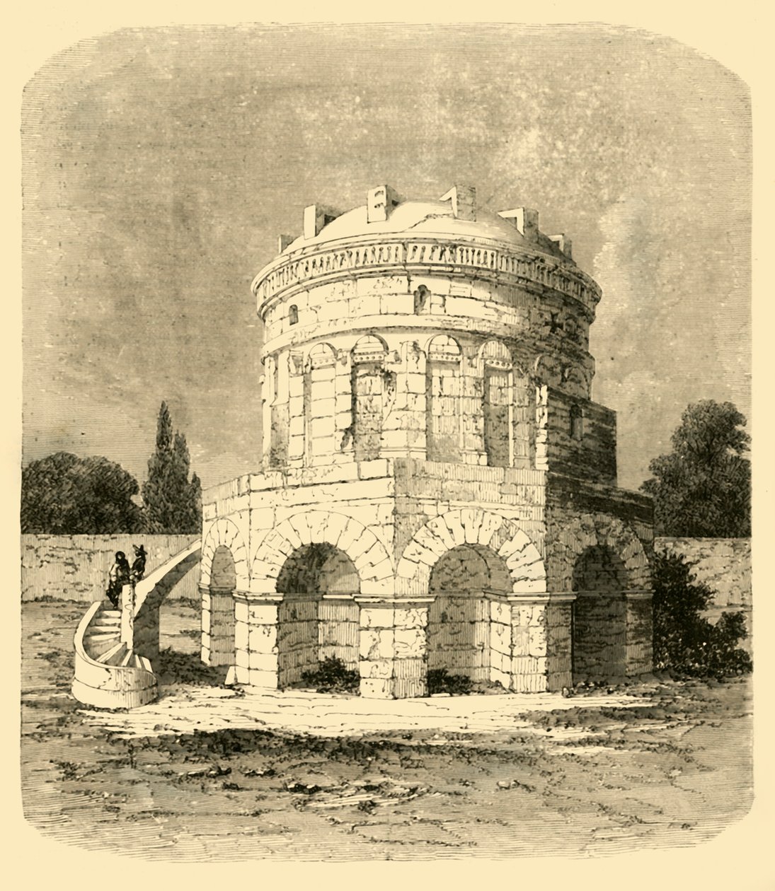 Grób Teodoryka, Rawenna, 1890. autorstwa Unbekannt