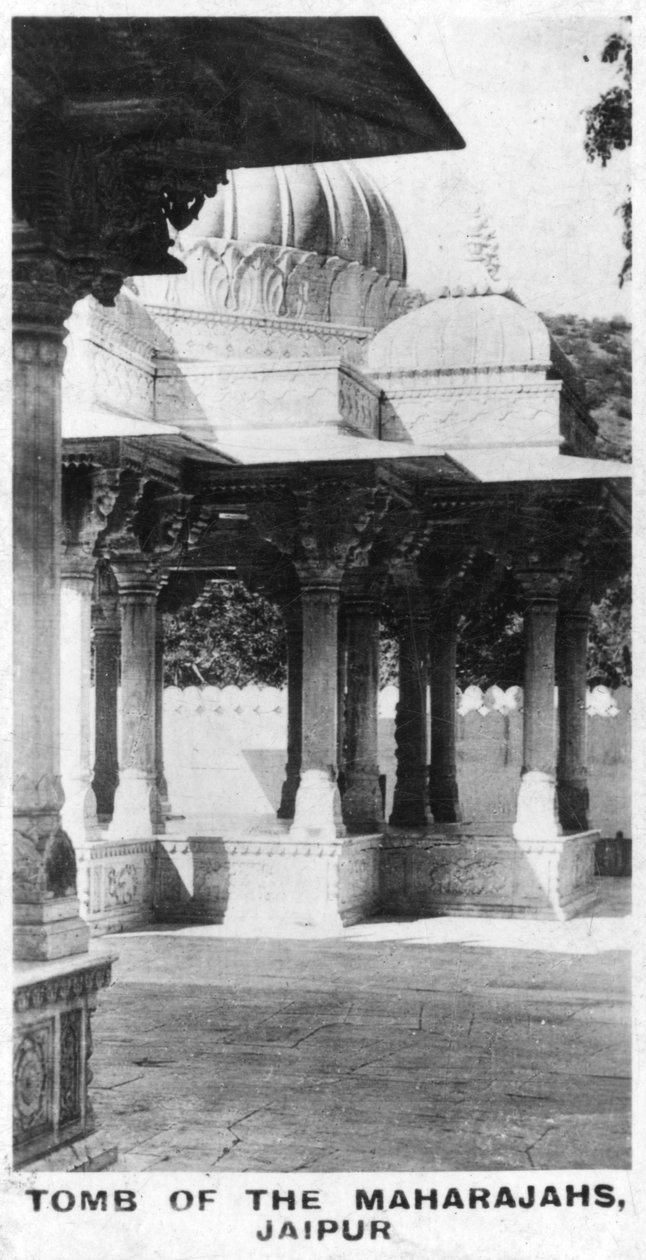 Grób maharadży, Jaipur, Radżastan, Indie, ok. 1925 r. autorstwa Unbekannt