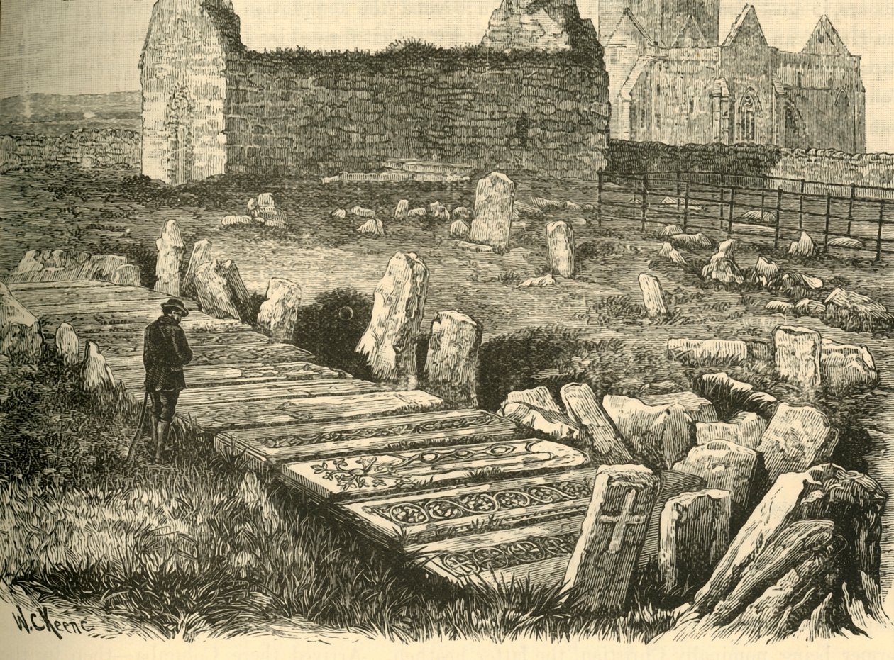 Grobowce Królewskie, kaplica św. Orana i katedra Iona, 1898. autorstwa Unbekannt
