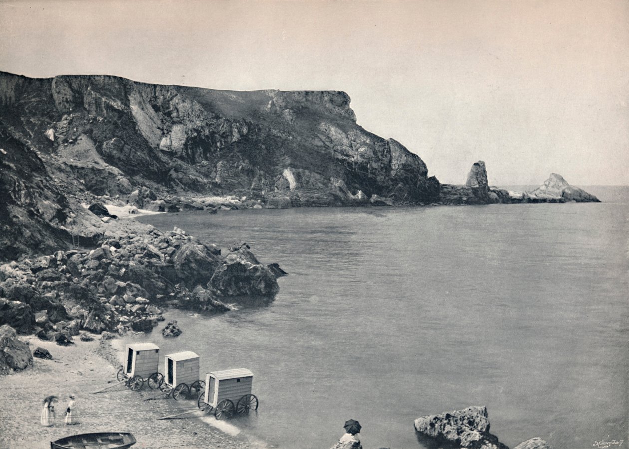 Torquay - Zatoka Ansteys, 1895 autorstwa Unbekannt