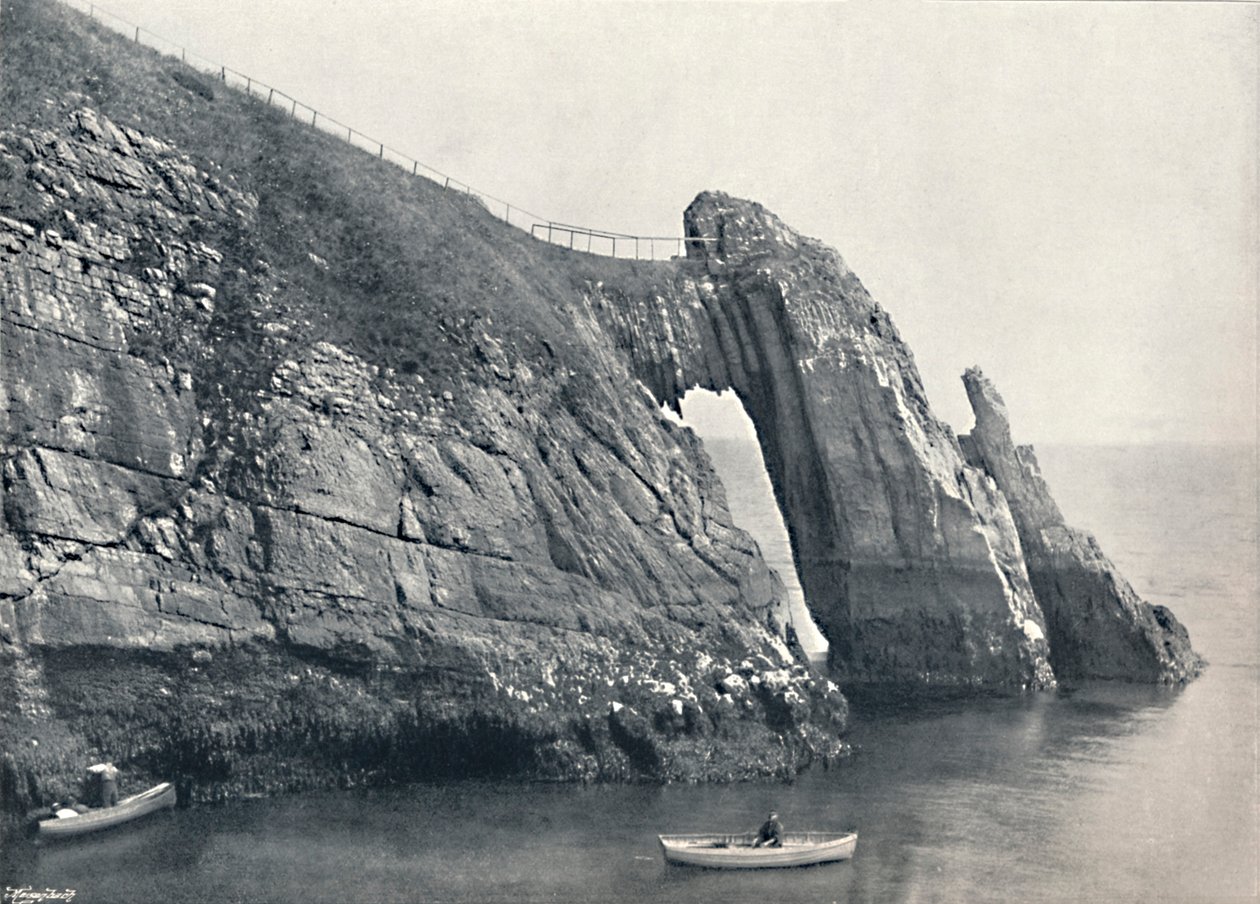 Torquay – The Natural Arch London Bridge, 1895 autorstwa Unbekannt