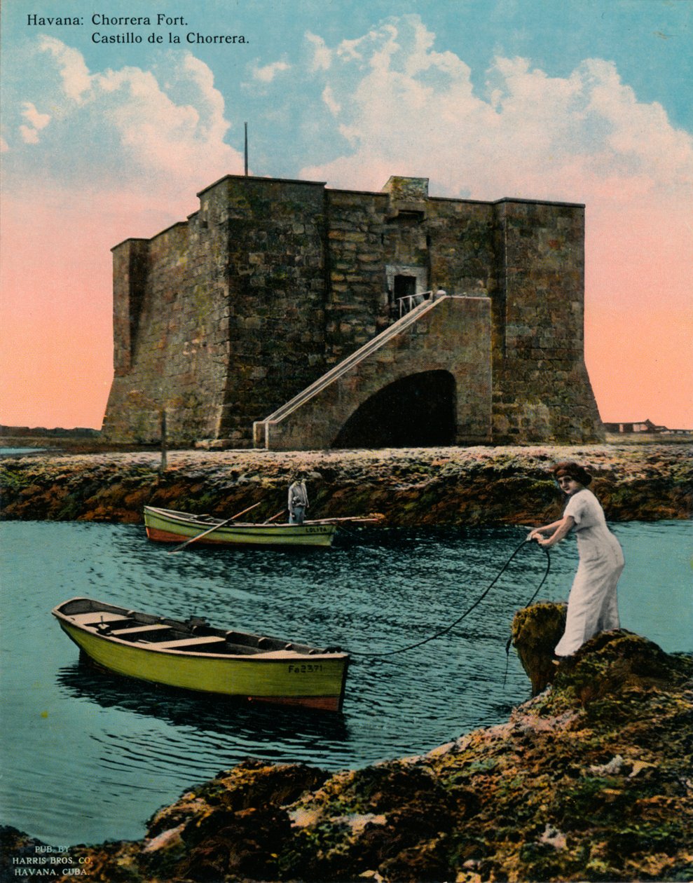 Wieża Chorrera, Hawana, Kuba, ok. 1920 r. autorstwa Unbekannt
