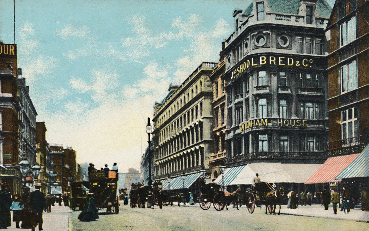 Tottenham Court Road, Londyn, 1906. autorstwa Unbekannt