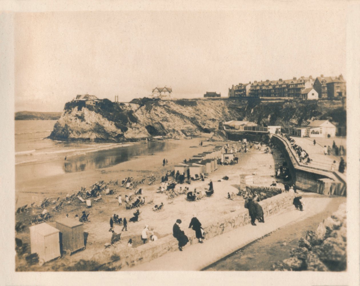 Plaża Towan - Newquay, 1927 autorstwa Unbekannt