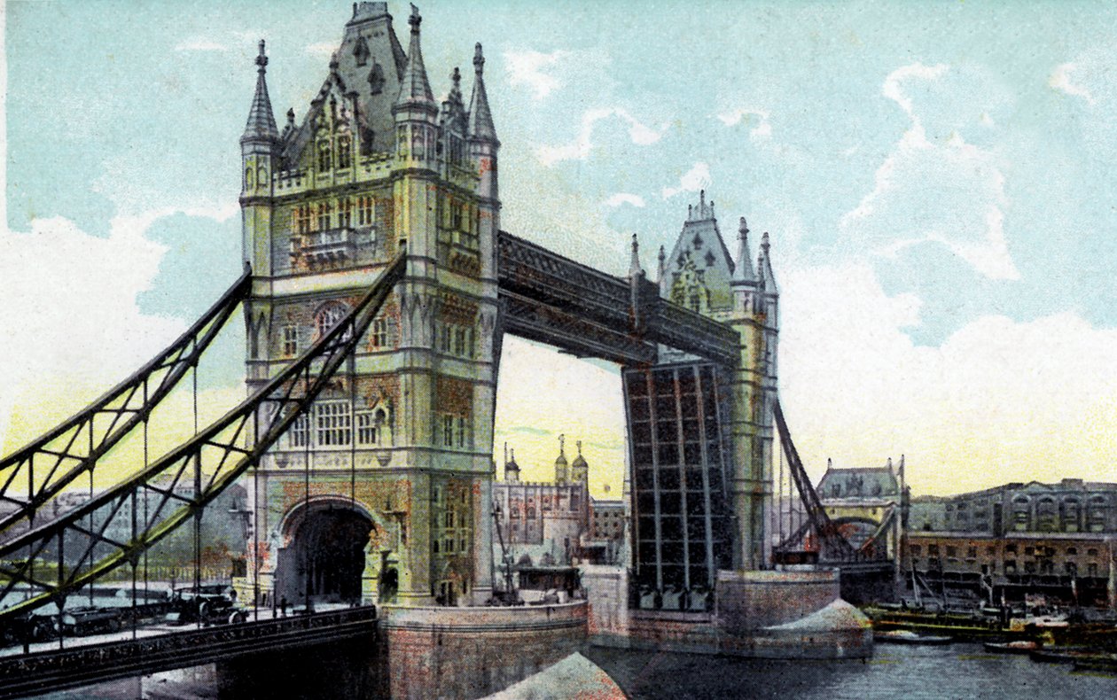 Tower Bridge, Londyn, XX wiek autorstwa Unbekannt