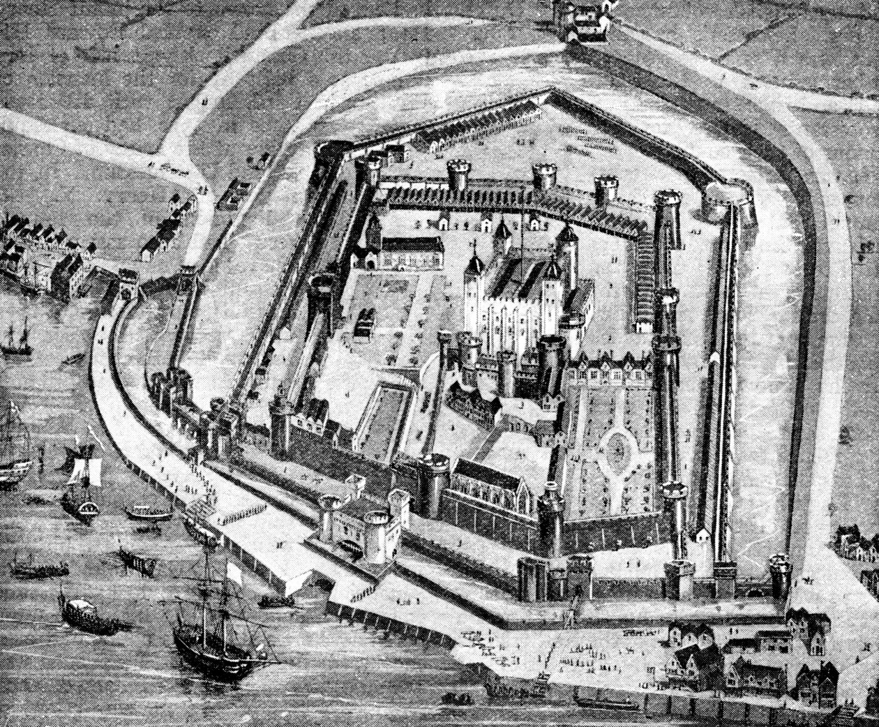 Tower of London, XVI wiek 1909 autorstwa Unbekannt