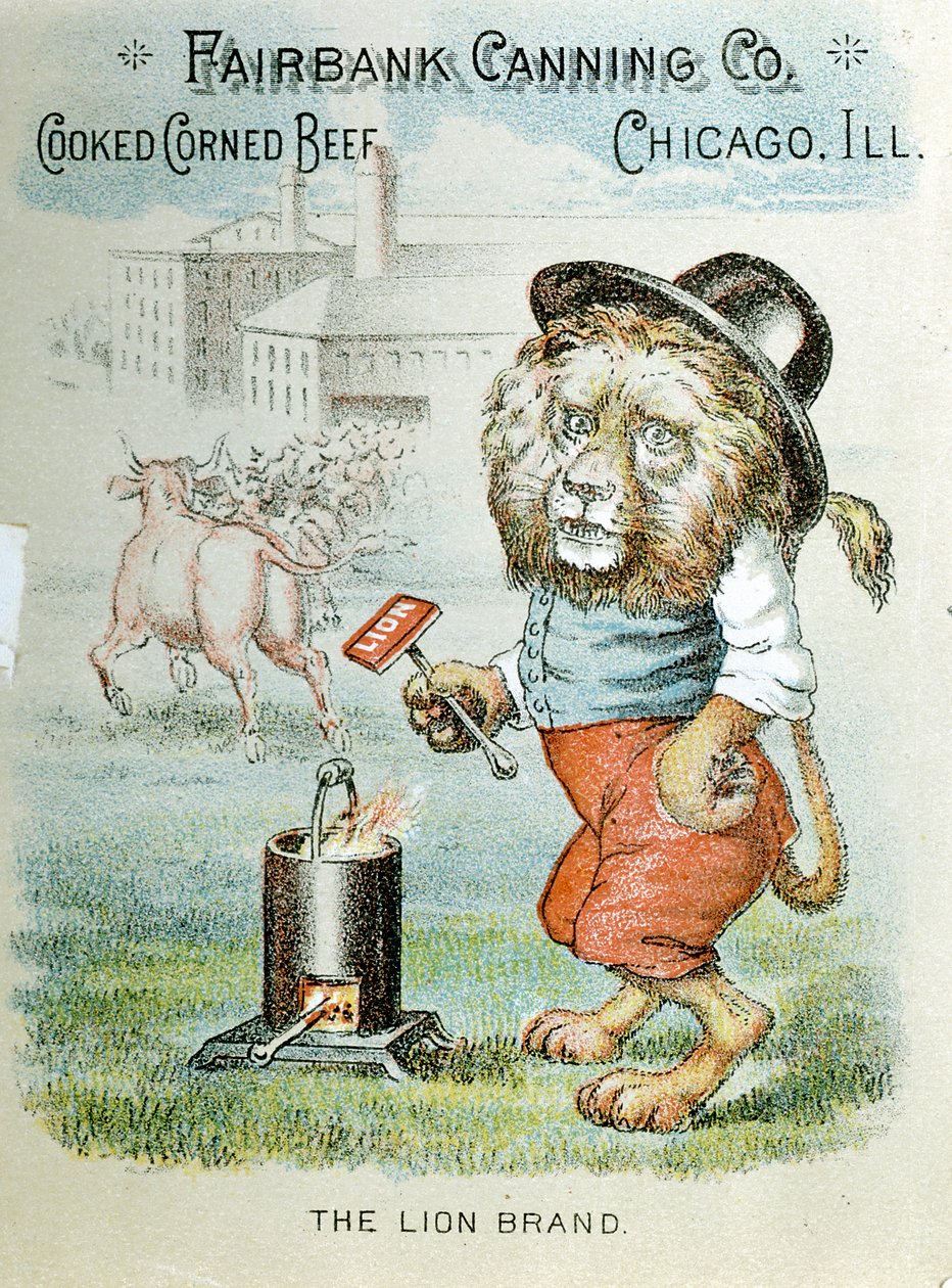 Karta handlowa dla Fairbank Canning Company, Chicago, Illinois, c1890 autorstwa Unbekannt