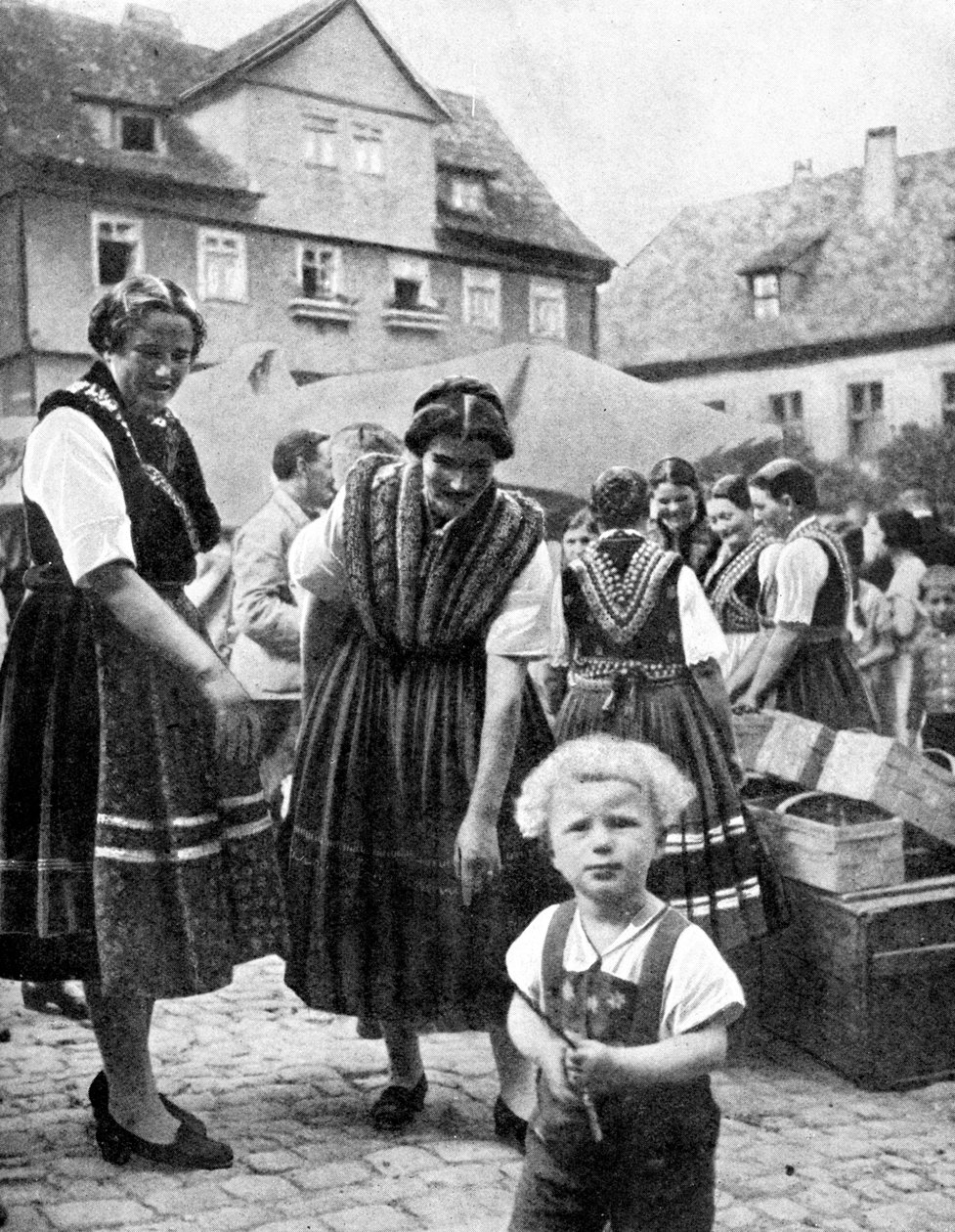 Strój ludowy, Niemcy Południowe, 1936 autorstwa Unbekannt