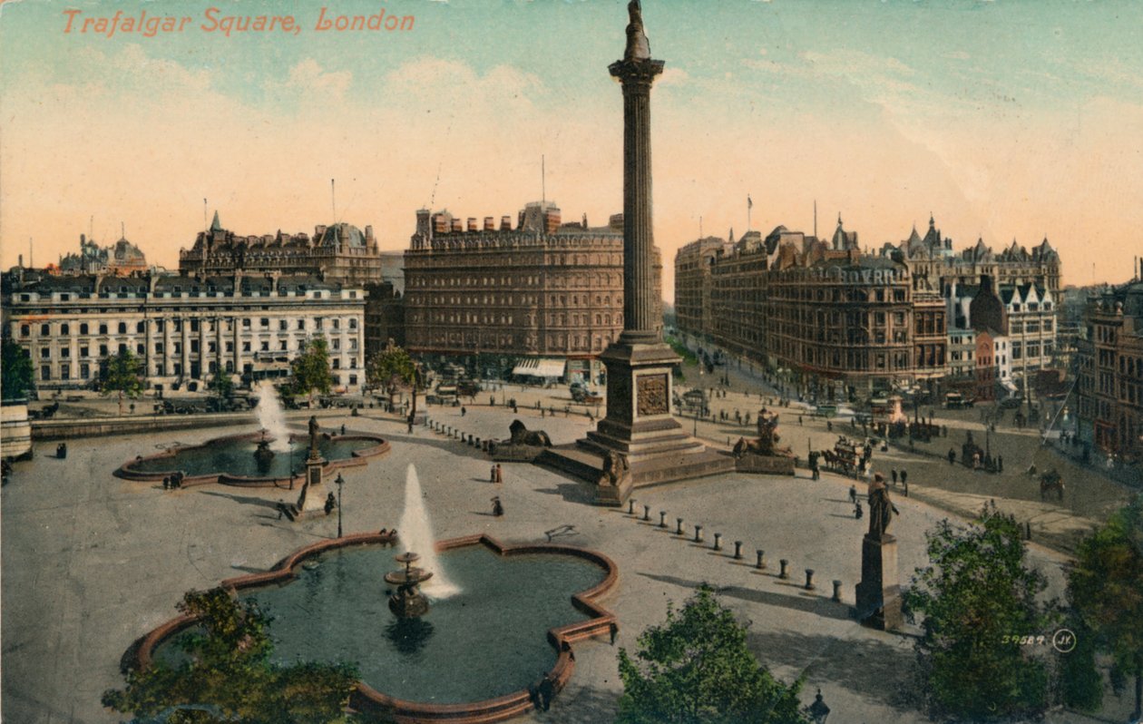 Trafalgar Square, Londyn, ok. 1900. autorstwa Unbekannt