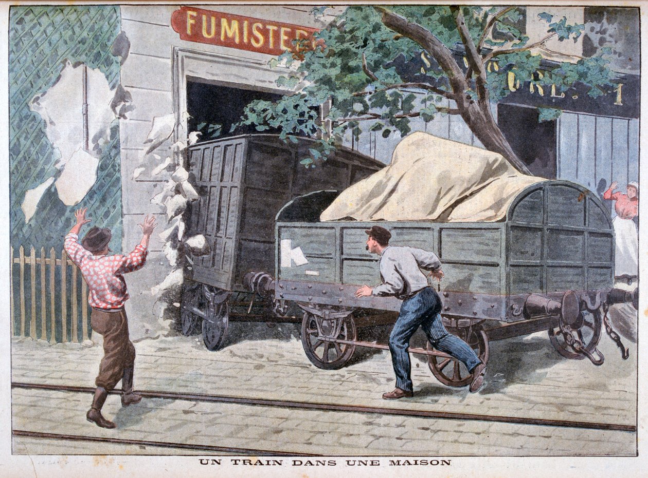 Katastrofa kolejowa, 1900 autorstwa Unbekannt
