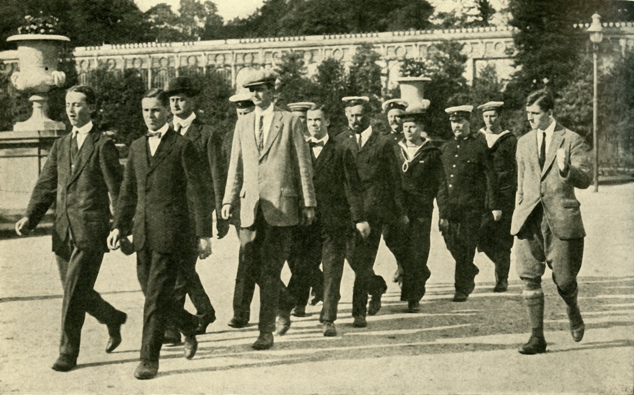 Szkolenie rekrutów w Ochotniczej Rezerwie Marynarki Królewskiej, I wojna światowa, 1914, c1920. autorstwa Unbekannt