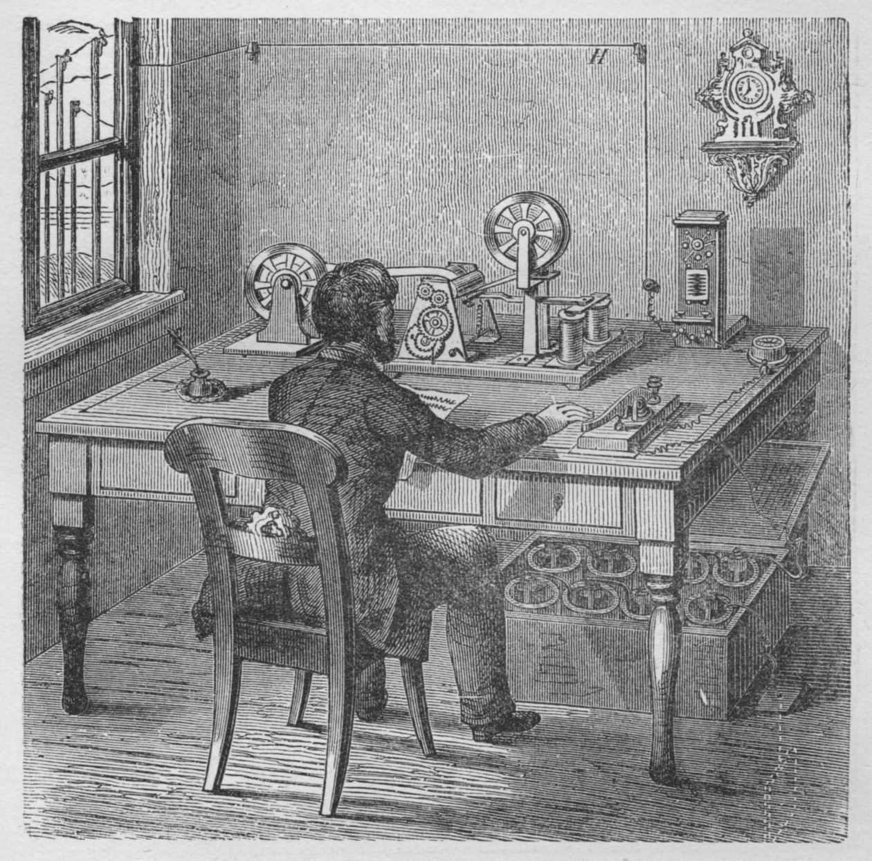 Przekazywanie wiadomości, 1894 autorstwa Unbekannt