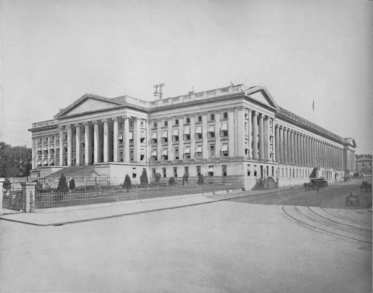 Budynek Skarbu, Waszyngton, D.C., c1897. autorstwa Unbekannt