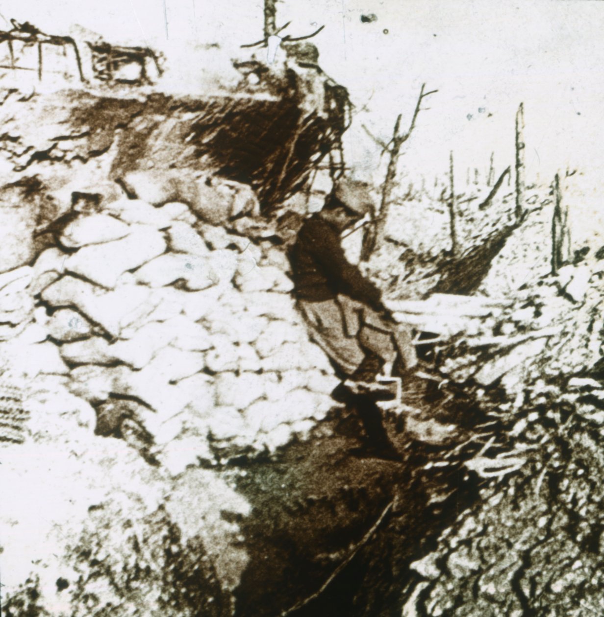 Okopy, c1914-c1918 autorstwa Unbekannt