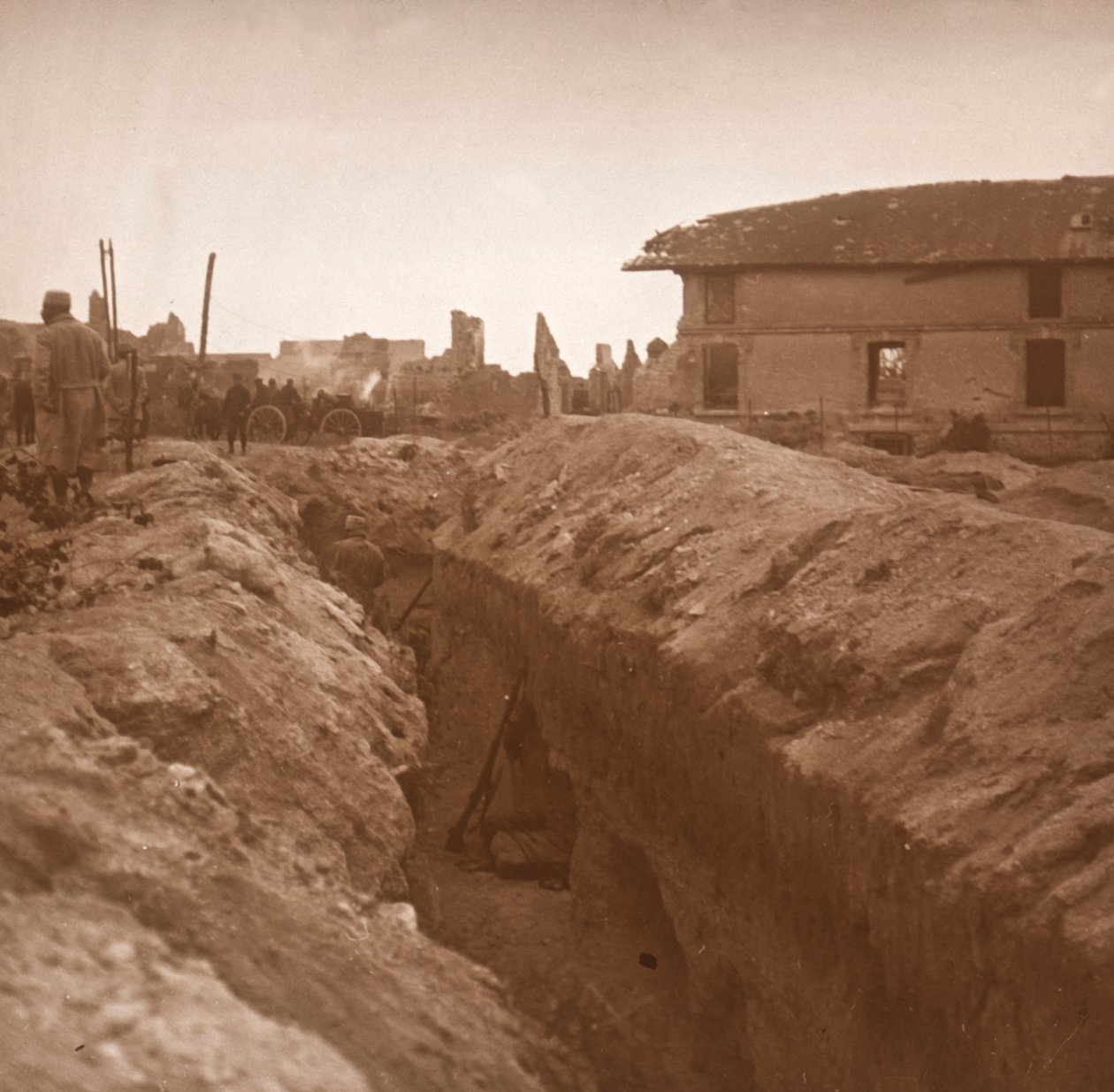 Okopy, c1914-c1918 autorstwa Unbekannt