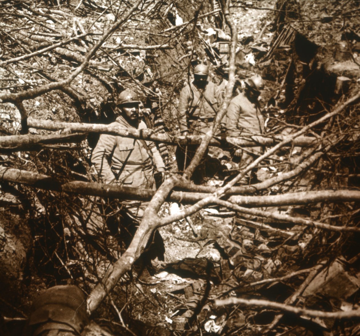 Okopy przed Fort Souville, północna Francja, c1914-c1918 autorstwa Unbekannt