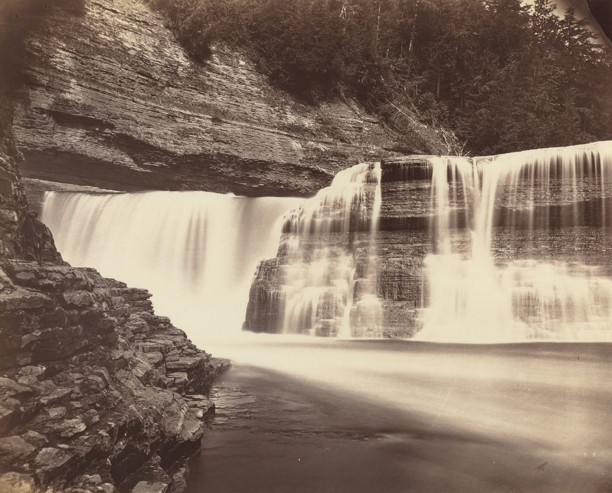 Trenton Falls, Nowy Jork, ok. 1930 1870. autorstwa Unbekannt