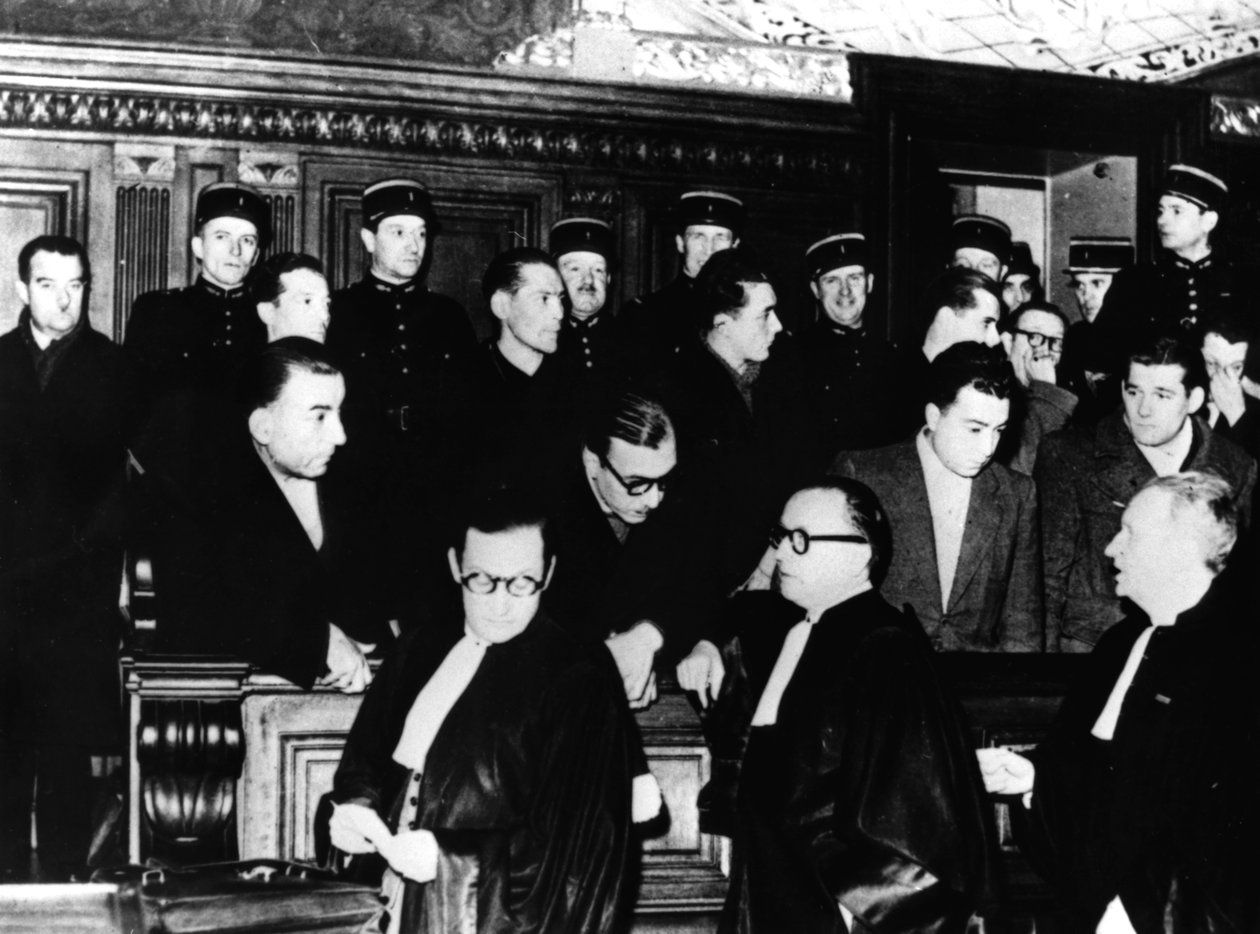 Proces francuskich członków Gestapo, Paryż, 1-12 XII 1944 autorstwa Unbekannt