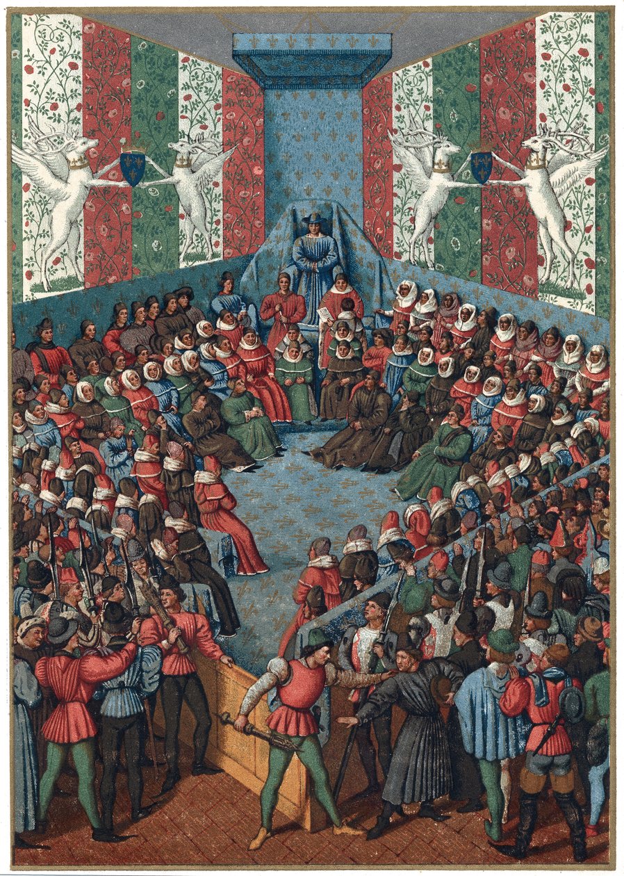 Proces Jana II, księcia Alencon, 1458 autorstwa Unbekannt