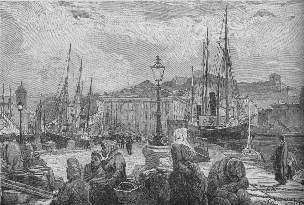 Port w Trieście, 1902 autorstwa Unbekannt
