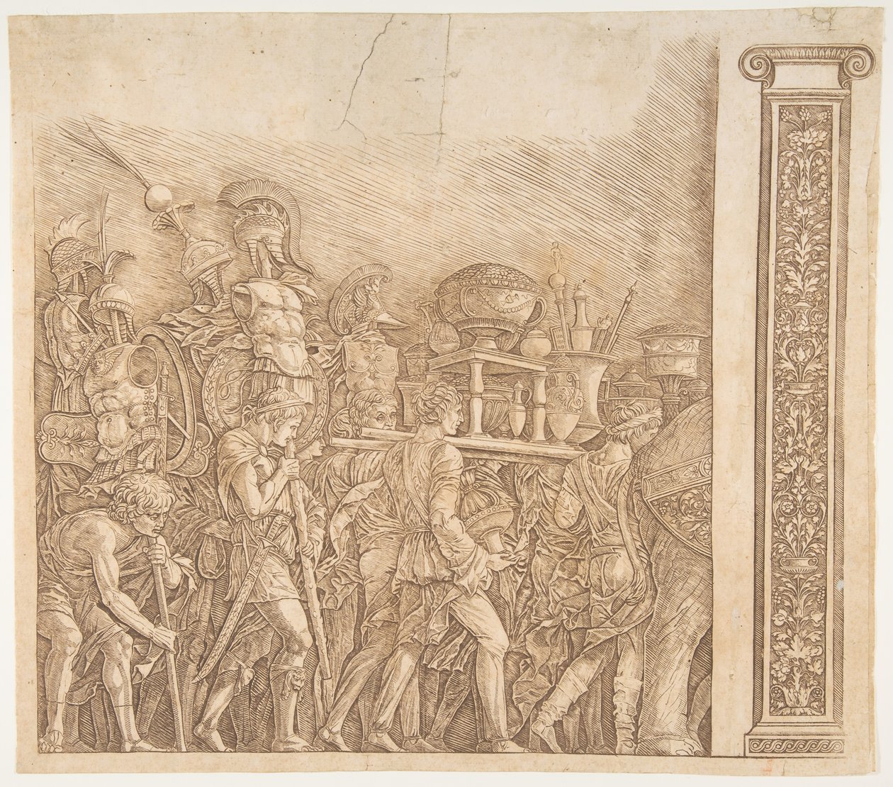 Triumf Cezara: Nosiciele gorsetu, ca. 1490. autorstwa Unbekannt