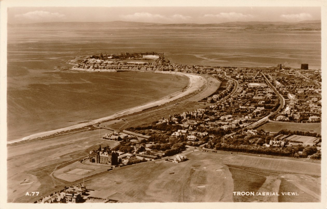 Widok z lotu ptaka Troon, ok. 1930 r autorstwa Unbekannt