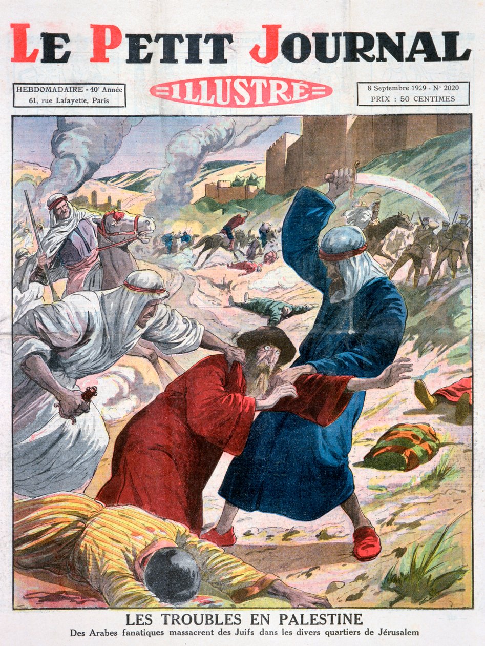 Kłopoty w Palestynie, 1929 autorstwa Unbekannt