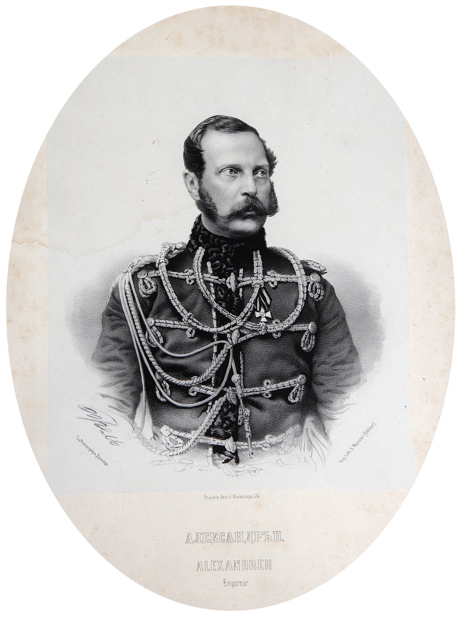 Car Rosji Aleksander II, lata 1860 autorstwa Unbekannt