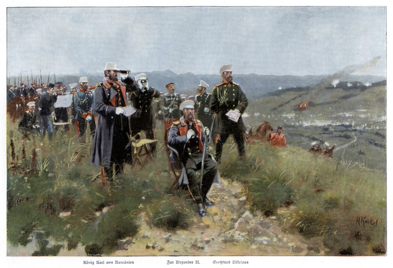 Car Rosji Aleksander II i jego sztab, 1900 autorstwa Unbekannt